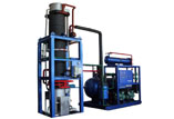 Large capacity tube ice machine